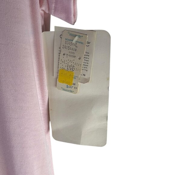 NOS Vintage Vassarette Juniors Pink Penguin Playing Piano Nightgown – Size Large - Picture 6 of 6